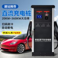 新能源电动汽车直流充电桩120KW户外380V商用建站单双枪快充共享
